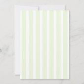 Tini One Baby Shower Einladung (Rückseite)