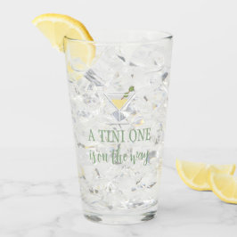 Tini One Baby Shower Glas