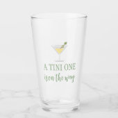 Tini One Baby Shower Glas (Vorderseite)