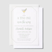 Tini One Baby Shower Pergament Einladungen (Versetzt)