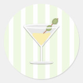 Tini One Baby Shower Runder Aufkleber (Vorderseite)