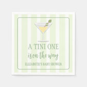 Tini One Baby Shower Serviette (Vorderseite)