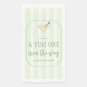 Tini One Baby Shower Serviette (Vorderseite)