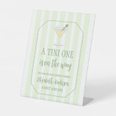 Tini One Baby Shower Sockelschild (Vorderseite)