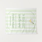 Tini One Baby Shower Wandteppich (Vorderseite (Horizontal))