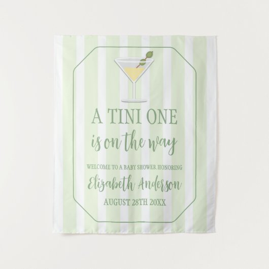 Tini One Baby Shower Wandteppich (Vorderseite)