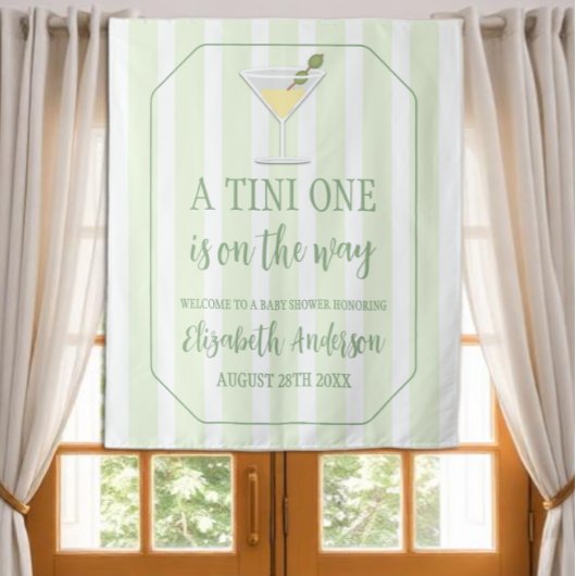 Tini One Baby Shower Wandteppich