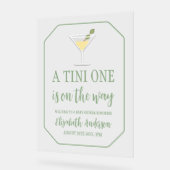 Tini One Baby Shower Welcome Acrylschild (Winkel)