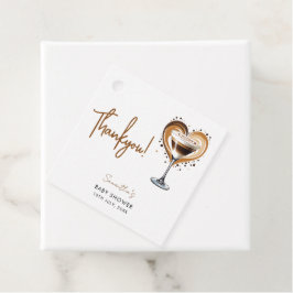 Tini One Espresso Martini Babydusche Geschenkanhänger