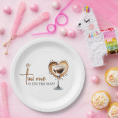 Tini One Espresso Martini Babydusche Pappteller (Party)