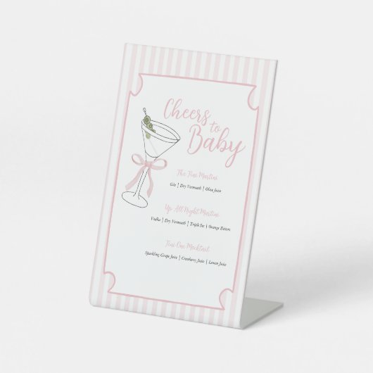 Tini One ist auf dem Weg Bar signieren Sockelschild (Vorderseite)