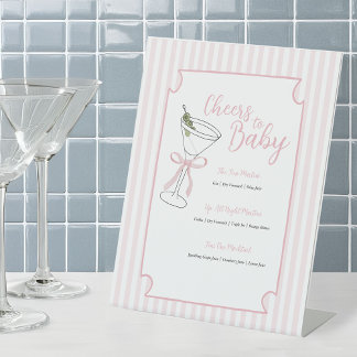 Tini One ist auf dem Weg Bar signieren Sockelschild