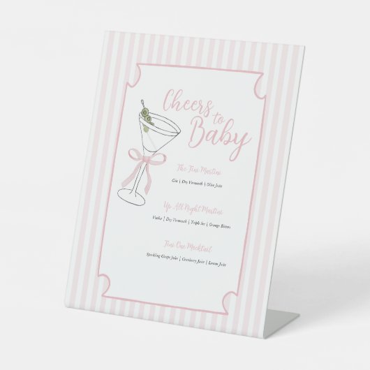 Tini One ist auf dem Weg Bar signieren Sockelschild (Vorderseite)