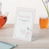 Tini One ist auf dem Weg Diaper Raffle-Zeichen Sockelschild (In SItu)