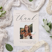 Tini Vielen Dank | Martini Themed Foto Dankeskarte