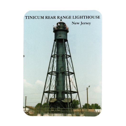Tinicum Rear Range Lighthouse, New Jersey Magnet (Vertikal)