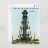 Tinicum Rear Range Lighthouse, New Jersey Postkarte (Vorne/Hinten)