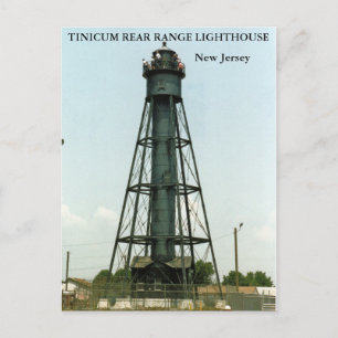 Tinicum Rear Range Lighthouse, New Jersey Postkarte