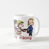 "tinies auf Leinen" Tasse (VorderseiteRechts)