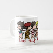 "tinies auf Leinen" Tasse (Vorderseite Links)
