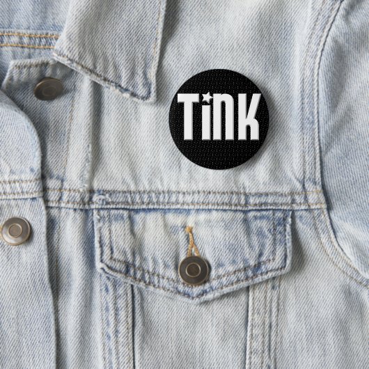 Tink Knopf - Schwarz-Sterne Button (Beispiel)