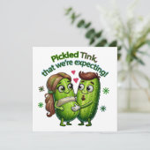 Tink mit Pickle, den wir erwarten Einladung (Stehend Vorderseite)