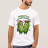 Tink mit Pickle, den wir erwarten T-Shirt (Vorderseite)