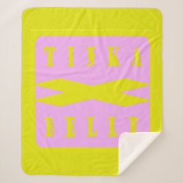 Tinka Belle design cute colors pink lemon   Sherpadecke