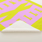 Tinka Belle design cute colors pink lemon Sherpadecke (3/4)