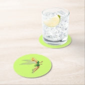 Tinker Bell Paper Coaster Runder Pappuntersetzer (Vor Ort)