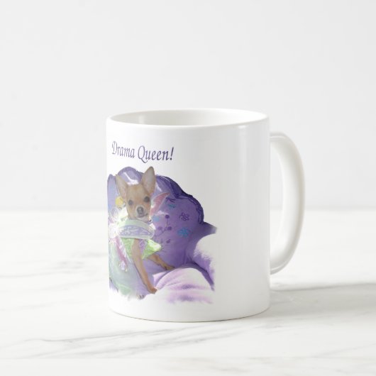 Tinkerbell die "Drama-Königin! " Kaffeetasse (VorderseiteRechts)