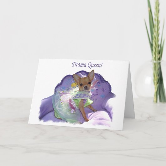 Tinkerbell die "Drama-Königin"! Karte (Vorderseite)