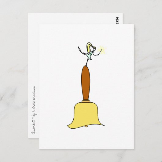 Tinkerbell Postkarte (Vorne/Hinten)