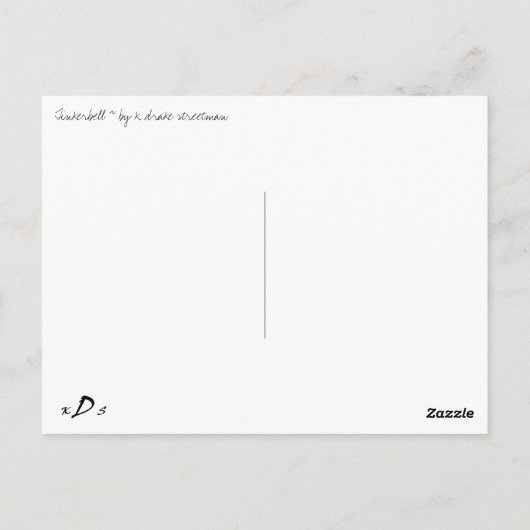 Tinkerbell Postkarte (Rückseite)