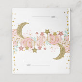 Tinkle Platzkarte (Außenseite Aufgefaltet)