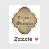 Tinktur von Schatten Apotheke DC Aufkleber (Blatt)