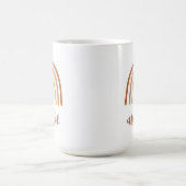 TINLEY Bohemisch Burnt Orange Rainbow Sun Auntie Kaffeetasse (Mittel)