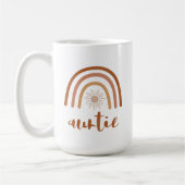 TINLEY Bohemisch Burnt Orange Rainbow Sun Auntie Kaffeetasse (Links)