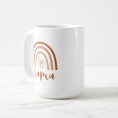 TINLEY Bohemisch Burnt Orange Rainbow Sun Mama Cof Kaffeetasse (Vorderseite Links)