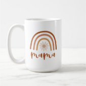 TINLEY Bohemisch Burnt Orange Rainbow Sun Mama Cof Kaffeetasse (Links)