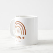 TINLEY Mama Etablierte Terracotta Rainbow Kaffeetasse (Vorderseite Links)