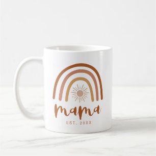TINLEY Mama Etablierte Terracotta Rainbow Kaffeetasse