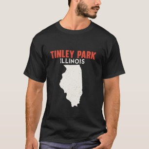 Tinley Park Illinois USA Staat America Travel Illi T-Shirt