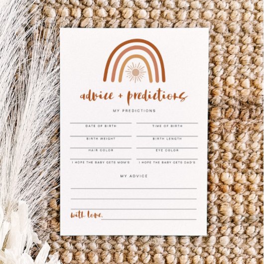 TINLEY Terracotta Rainbow Advice & Predictions Einladung