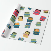 Tinned Fish Wrapping Paper Geschenkpapier (Ungerollt)