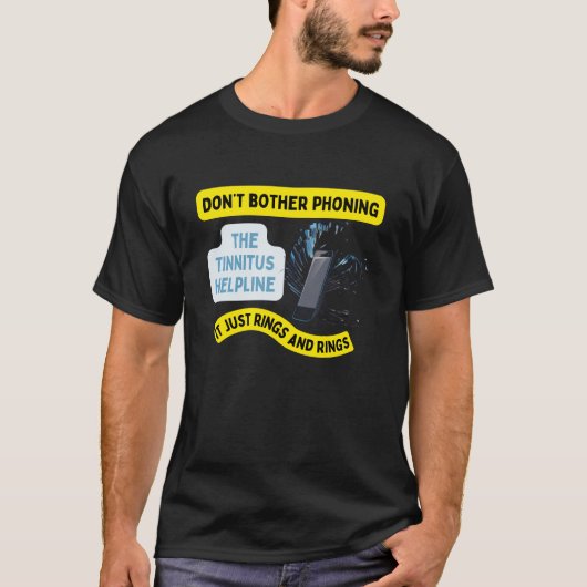 Tinnitus helpline Hörstörungen T-Shirt (Vorderseite)