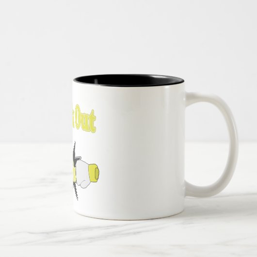 Tinnitus Zweifarbige Tasse (Rechts)