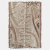 TINO bestickte Rose Blanket Decke (Vorderseite Vertikal)