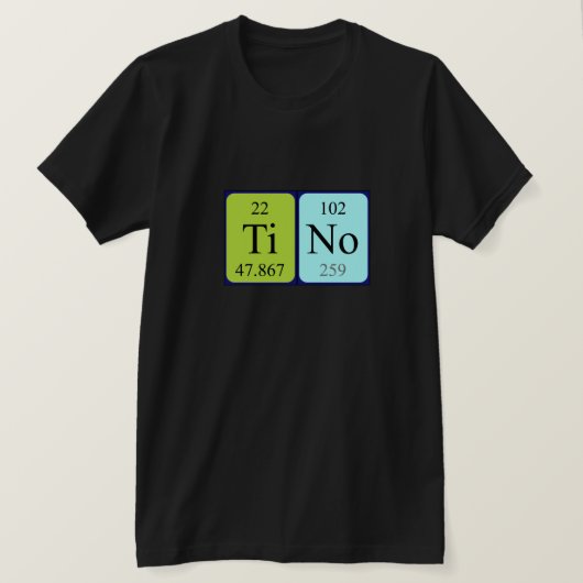 Tino Periodenname Shirt (Design vorne)