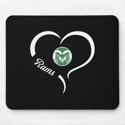 Tinora Rams Logo Halbherz Slogan Hs Mousepad (Vorne)